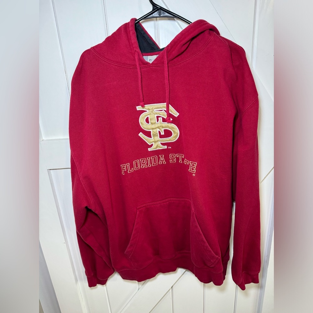 FLORIDA STATE SEMINOLES PULLOVER HOODIE.‎ J. AMERICA HOODIES. SIZE XL